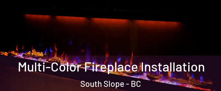  Multi-Color Fireplace Installation South Slope - BC